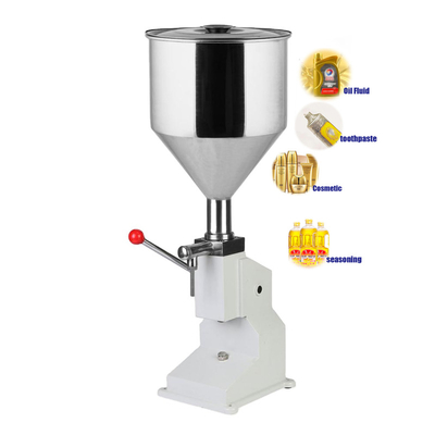 Food Lotion Bottle Cosmeized Filler Water Beverage Honey Cream Piston Paste Liquid Semi-automatic Filing Machine
